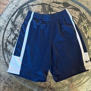 Nike Dark Blue Shorts with White Accents